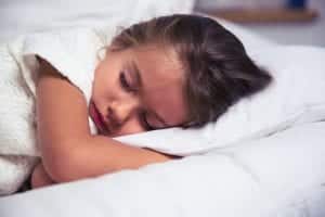 Young girl sleeping