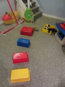 Occupational therapy activity-  obstacle course